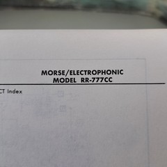 MORSE/ELECTROPHONIC Service Manual RR-777CC 1974 Photofact