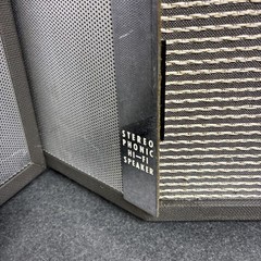 Vintage Set of Akai SS-50 Angled Suitcase Speakers Audio Case Mechanical Speaker