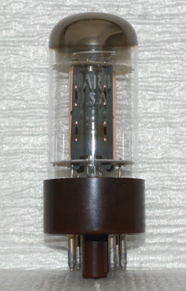 GE General Electric 5AR4/GZ34 Vacuum Tube : Copper Plate/Brown Base