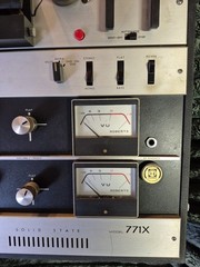 Vintage Roberts 771X Reel to Reel Recorder/ Player. Tested-Belts Slipping.