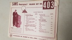 Sams Photo Facts Set #403 6/58 Complete (D)