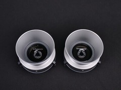 2X 1/4″ Polished Silver NAB Adapters For REVOX AKAI TEAC SONY PIONEER Etc