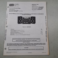 NAP Sylvania Magnavox Philco Stereo Systems Manual 1987 Illustrated 1641