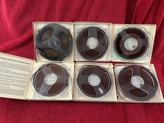 Lot Of 6 SCOTCH 200 Reel To Reel Tapes 7″