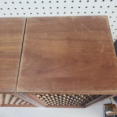 Vintage Pioneer CS-66 Speakers Wood Cabinets Lattice Grills 10” 3-Way 8 Ohms 40W