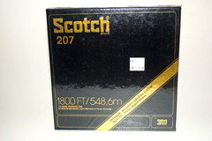 SEALED – Scotch 207 Premium Recording 7″ Reel to Reel Tape 1800 ft 207-7R-1800