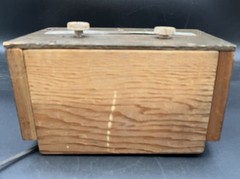Vtg Granco Model T-270 AM-FM Tuner – Tube Radio – Home Kit w/ Plywood – As Is