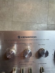 Vintage Kenwood DC Stereo Intergrated Amplifier KA-7100 – Parts Repair Powers On