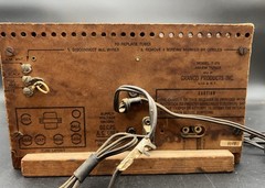 Vtg Granco Model T-270 AM-FM Tuner – Tube Radio – Home Kit w/ Plywood – As Is
