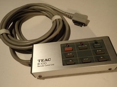 TEAC Open Reel Tape Deck with Wired Remote Control RC-100 Reel to Reel