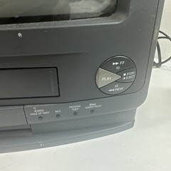 Sharp 90’s Retro CRT 13″ TV VCR VHS Player Combo 13VT-G120 Gamer Gaming TESTED