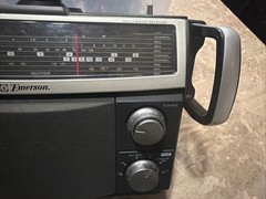 Vintage Emerson MBR-1 Multi Band AM/FM/CB/SW1&2/TV/AC/Weather/PA Portable Radio
