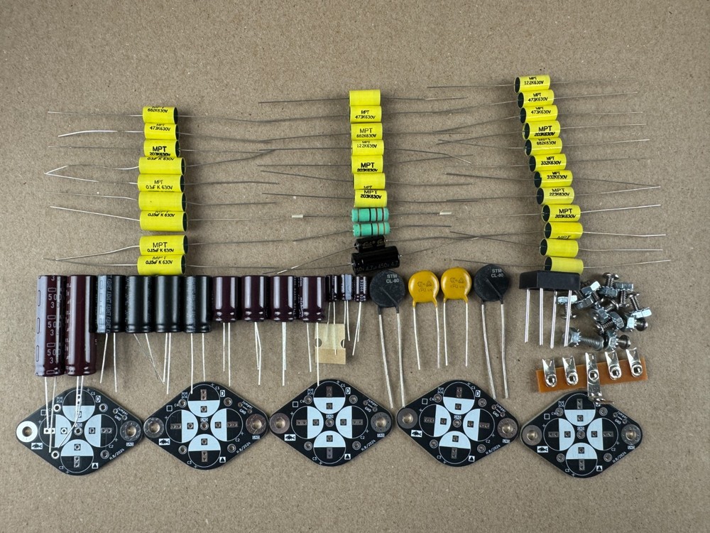 HH Scott 299 299A Complete Recap Kit Amplifier Rebuild Can Caps Bridge