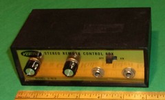 VERITAS Stereo Remote Control Box V-913 Clean! 1970’s Vintage Hi Fi Audio