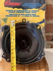 Audiovox Speakers Rampage 5” Dual-Cone RSP-50 25 Watts NOS