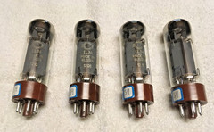 Genuine NOS Svetlana SED Winged C EL34 Matched Quad Tube Set =C= Made In Russia