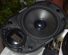 Fostex RP1 Car Speaker 2WAY Pair RP Planar Tweeter Carbon Fiber Woofer Japan