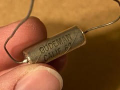 NOS Vintage .022 uf 300v Gudeman Vitamin Q-style Guitar Amp Tone Capacitor (Qty)