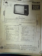 Sams Photofact Folder Set 1448 December 1974 Schematics & Repairs General Elec