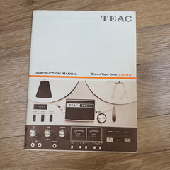 Vintage TEAC 3300S Reel to Reel Tape Deck Original Box Manual Transport Tested