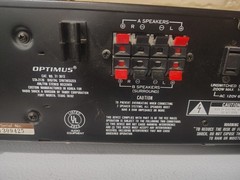 Vintage 1980s 80s Optimus STA-2170 Synthesized 100W Stereo Receiver PHONO TESTED