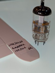 6DJ8 ECC88 Amperex Double Triode Vacuum Tube Tested