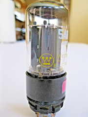 WESTINGHOUSE 5AR4/GZ34 VACUUM TUBE GRAY PLATE O GETTER BALANCED TV-7 TESTED.
