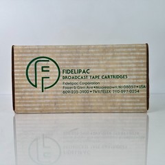 (New Old Stock) Fidelipac Broadcast Tape Cartridges 550 7 1/2 ips (Box of 10)