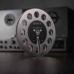 1 Pair 7” SONY Tape Reel Silver Aluminum for Reel to Reel Empty Take up Reel