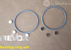 New Seal Ring Set – 2X O Rings And 6X Pucks For Revox Nab Hub Adapters