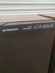 Rare Vintage Pioneer CS-522A 3-Way Speakers B