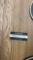 Pioneer CS-G303 3-Way Vintage Speakers – 120 W, 6 Ω, Made in USA. Test & Working
