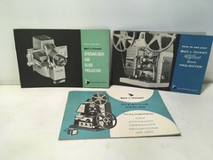Bell & Howell Projector Instruction Manual How to Use Lot Vtg Lot B Large