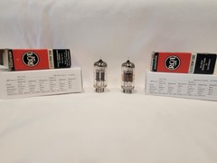 RCA 7025 (12ax7) Pair NOS Tested Very Strong TV7 & Etracer Tested