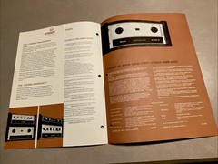 Original 1970s CROWN Audio Stereo Power Amplifier Advertising Spec Sheet Catalog