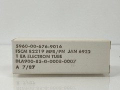5 NOS Philips ECG JAN 6922 Vacuum Tubes / 8739 AFH — KT