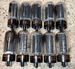 Pair (2) of Vintage RCA USA 5U4GB Vacuum Tubes – TV-7 Tested