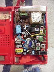 Panasonic RF-506 Red FM-AM Radio Repaired Works Excellent Vintage 1978