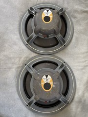 Pair of JBL D123 12” Signature Speakers 16 Ohm James B. Lansing for Repair