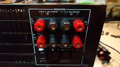 New Yamaha CA-810 Speaker Terminal Conversion (Banana Plugs)