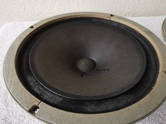 Take 1 Single Vintage Calrad Speaker Driver Woofer 4 Ohms 8” Series Miniature