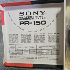 2 SONY PR-150 reel to reel professional recording tape – 1800′ Open Box Lot