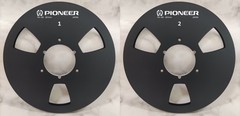 One Pair 10.5” silver Pioneer Tape reel High Quality Aluminum Take Up Reel