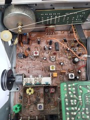 Vintage Marantz SR220 Stereo Receiver Silver Face – UNTESTED For Parts/Repair