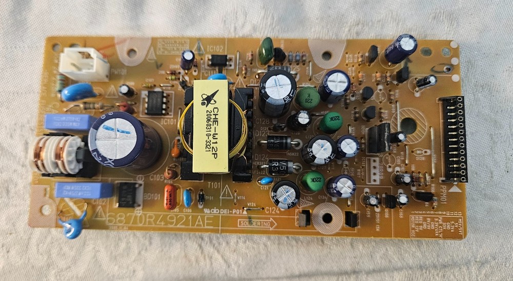 JVC HR-XVC16BU VCR/DVD Combo Power Supply PCB