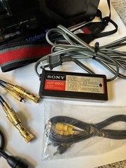 Sony CCD-V8 Video 8 Camcorder AS IS UNTESTED First Sony 8mm Camera Accessories