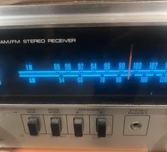 Vintage Sherwood S-7010A AM/FM Stereo Receiver For Parts/Repair