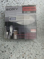 SONY ICF-C503 Kitchen Radio Under Cabinet TV/WEATHER/FM/AM