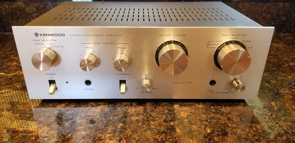 Kenwood KA-305 Integrated Amplifier Fully tested working