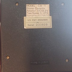 NOS Rare VTG AUDIOVOX Cassette/8-Track Adaptor/Convertor MODEL CA-1 (UU) Japan